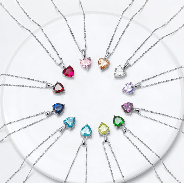 Collana argento 925 con pietra