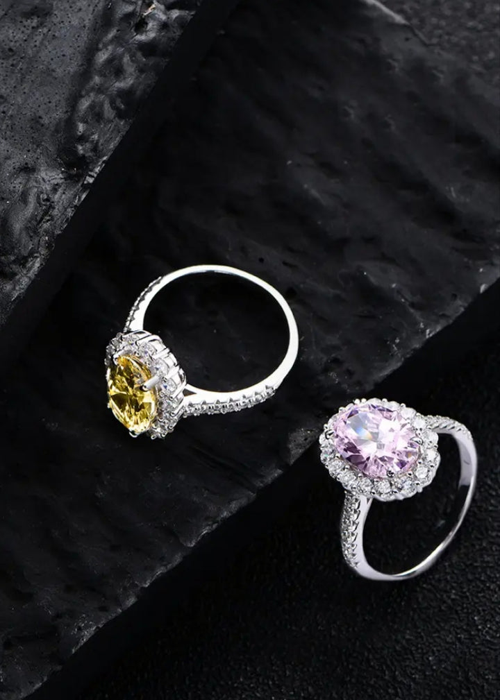 Anello argento 925 con pietre zircone