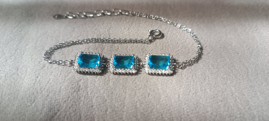 Bracciale In Argento con pietre per donna