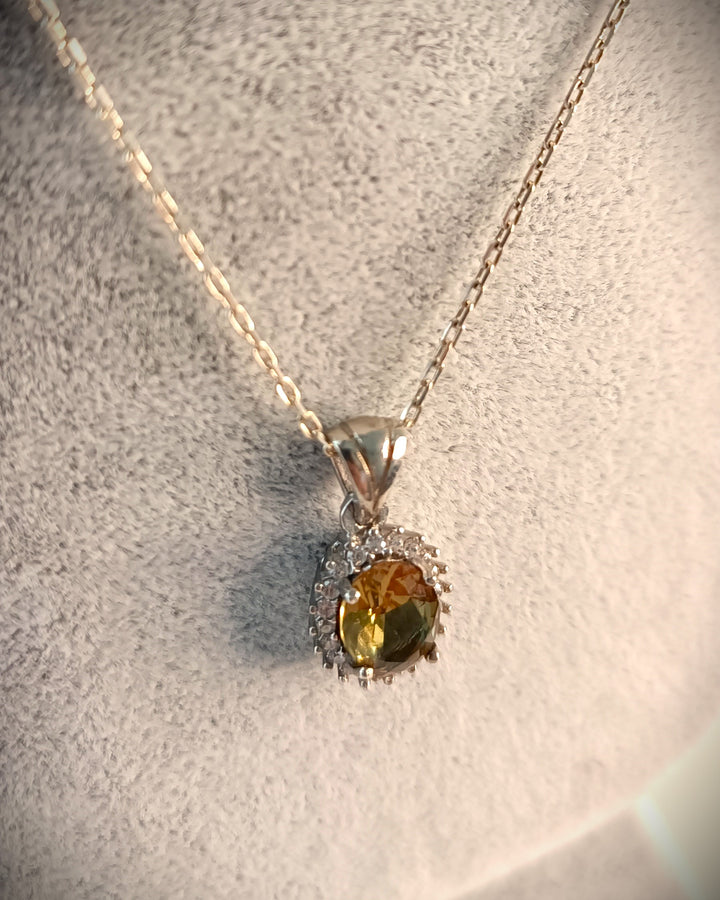 Collana Argento Con pietra