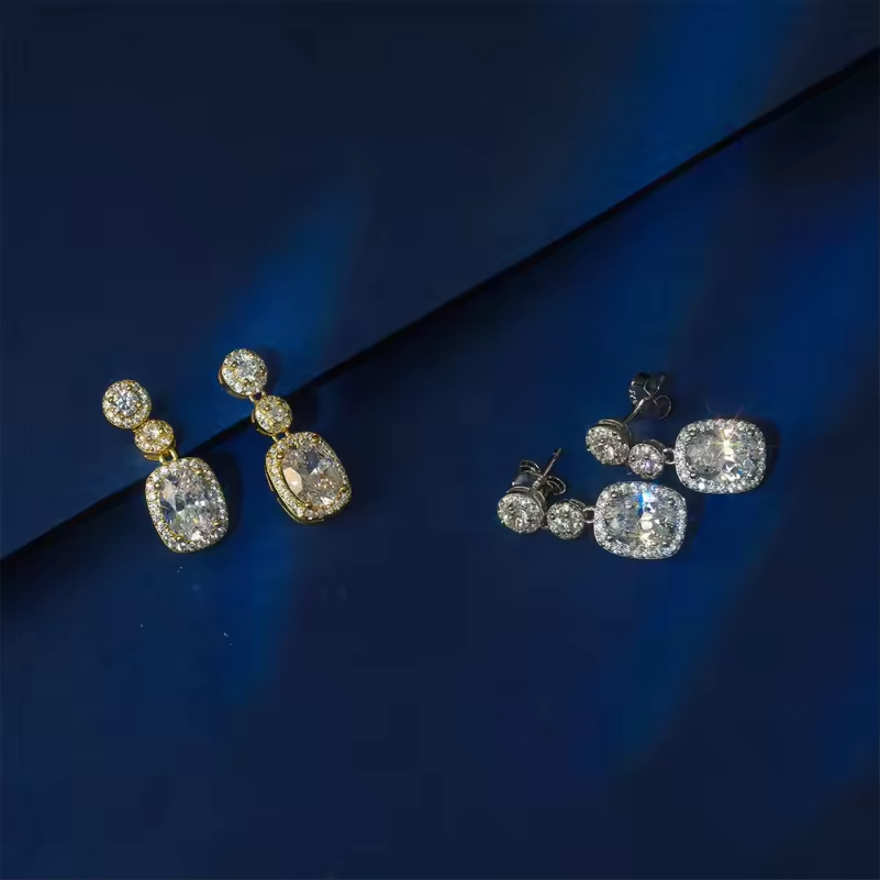 Orecchini argento s925 con pietre zirconi