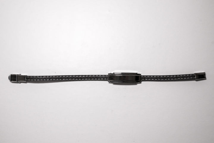 Bracciale Da Uomo Pelle  Piastra Acciaio